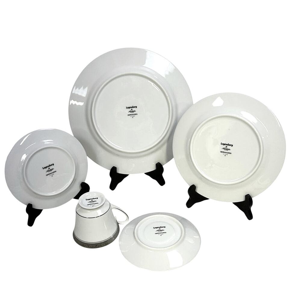 Noritake Legendary Crestwood Platinum 4166 Fine China 5-Piece Place Setting - Picture 9 of 10
